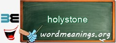 WordMeaning blackboard for holystone